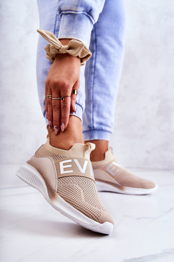 Dames sportschoenen Persistent model beige Lorane