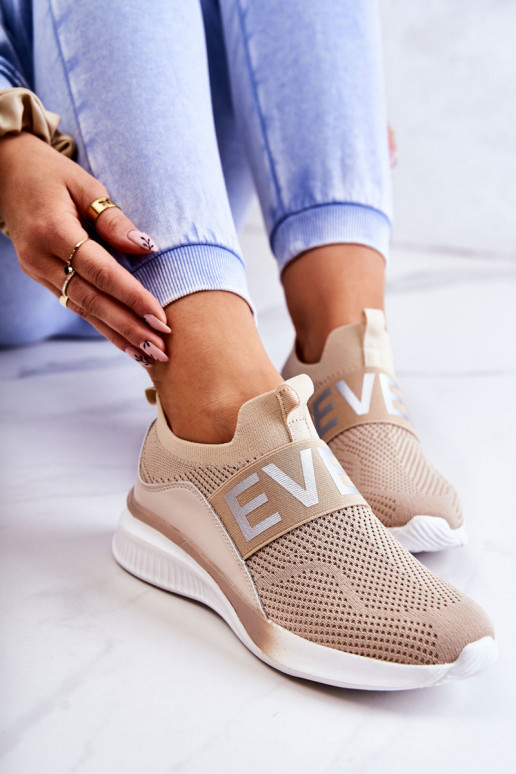 Dames sportschoenen Persistent model beige Lorane Dames sportschoenen Persistent model beige Lorane