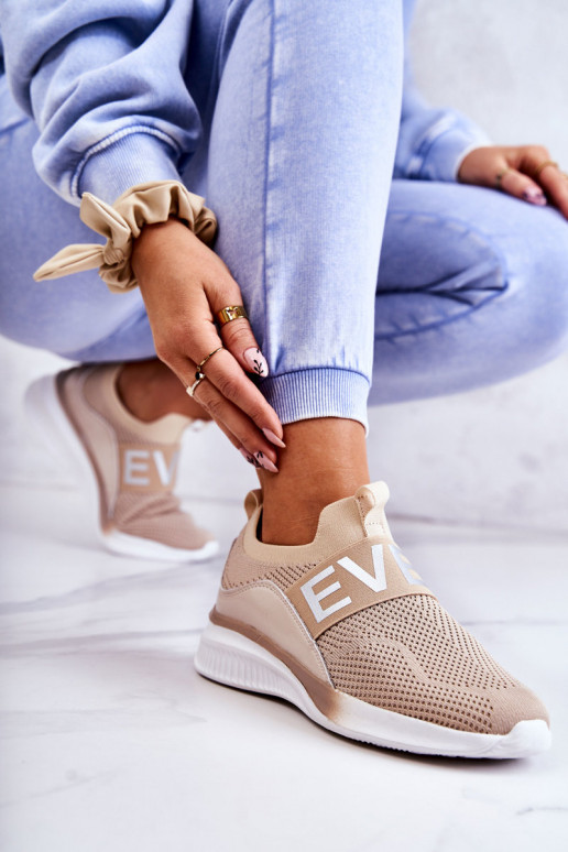 Dames sportschoenen Persistent model beige Lorane Dames sportschoenen Persistent model beige Lorane