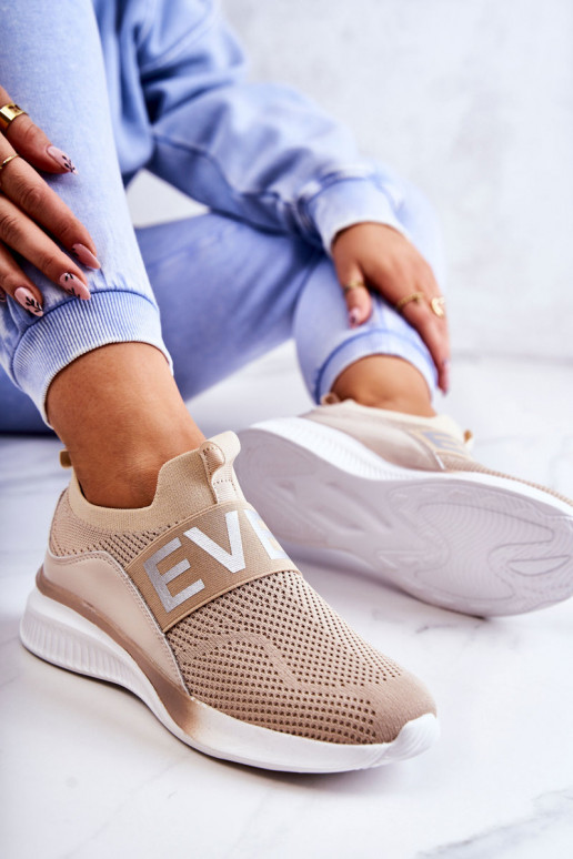 Dames sportschoenen Persistent model beige Lorane Dames sportschoenen Persistent model beige Lorane