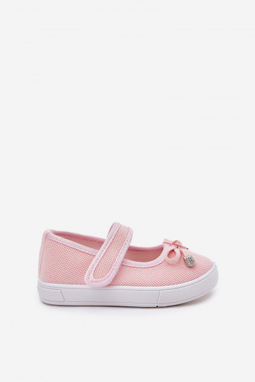 ballerinas voor kinderen met linten roze Amirinas 2