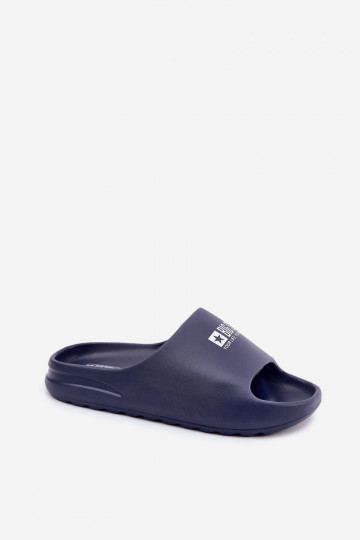 LichtgeInicht pantoffels Slippers Het heeftnnen Z Logo Big Star RR174A014 donkerblauIn