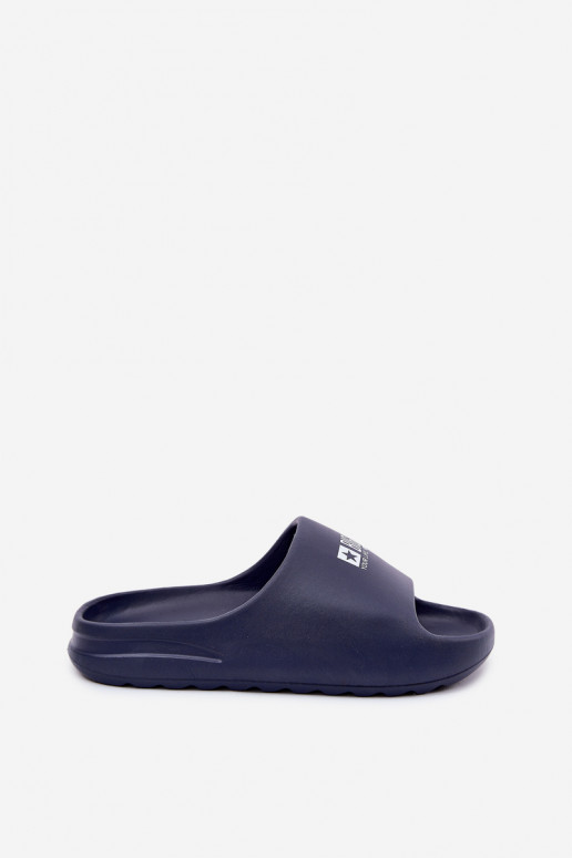 LichtgeInicht pantoffels Slippers Het heeftnnen Z Logo Big Star RR174A014 donkerblauIn LichtgeInicht pantoffels Slippers Het heeftnnen Z Logo Big Star RR174A014 donkerblauIn