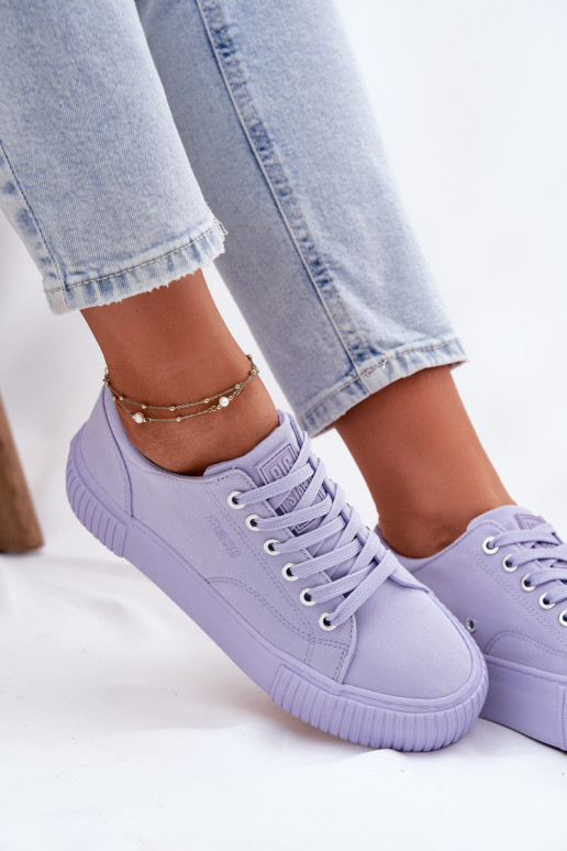 materiaal Vrijetijdsschoenen Big Star RR274406 Paars