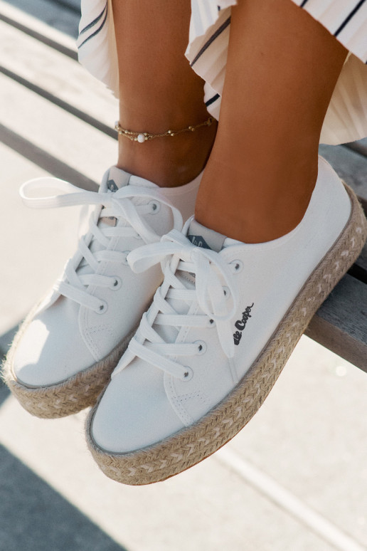 Casual schoenen met veters Lee Cooper LCIN-25-44-3217 in wit