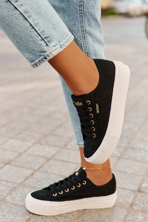 Casual schoenen met veters Lee Cooper LCIN-25-31-3439L in zwart