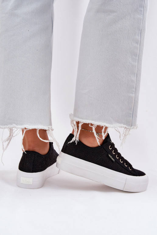 Casual schoenen met veters Lee Cooper LCIN-25-31-3439L in zwart