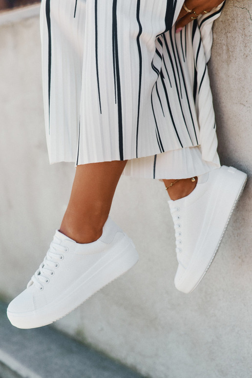 materiaal Vrijetijdsschoenen met platform Big Star RR274463 Initte kleur