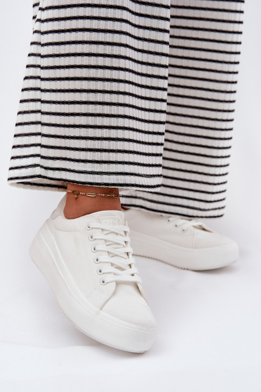 materiaal Vrijetijdsschoenen met platform Big Star RR274463 Initte kleur