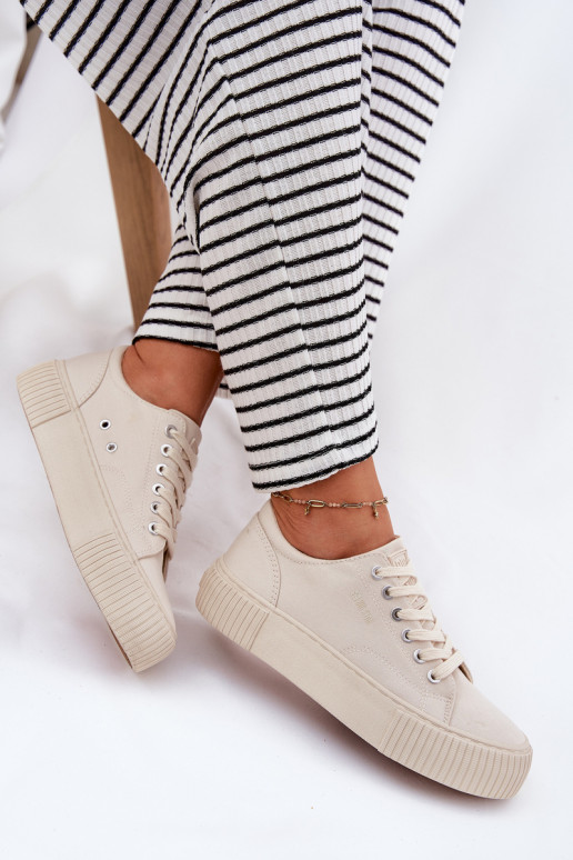 materiaal Vrijetijdsschoenen Big Star RR274407 beige