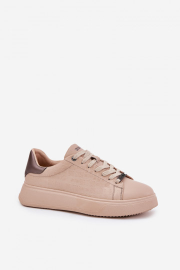 Sneakers model schoenen Dames van ecoleer Big Star RR274259 beige 2