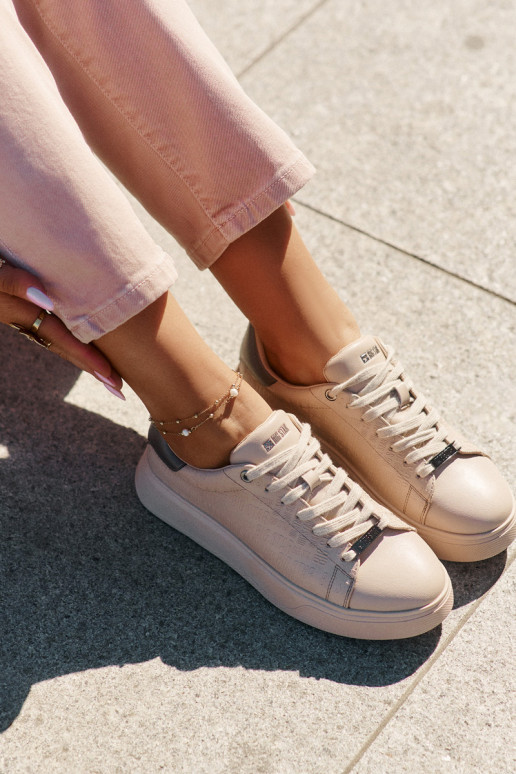 Sneakers model schoenen Dames van ecoleer Big Star RR274259 beige