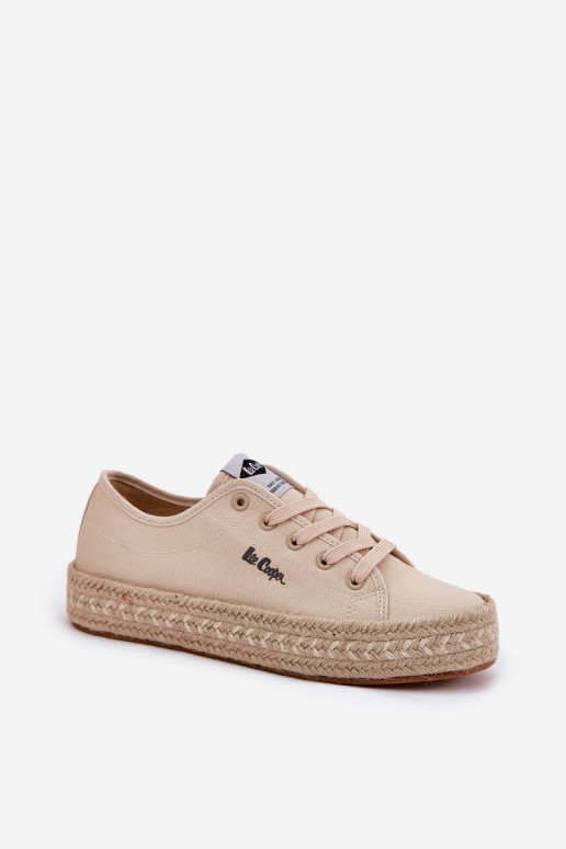 Vrijetijdsschoenen Met Vlecht Lee Cooper LCIN-25-44-3215 beige Vrijetijdsschoenen Met Vlecht Lee Cooper LCIN-25-44-3215 beige