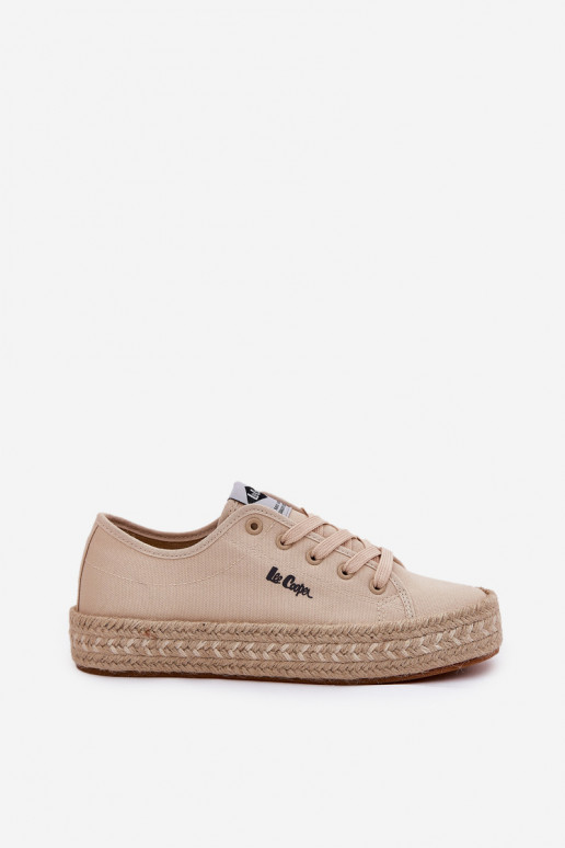 Vrijetijdsschoenen Met Vlecht Lee Cooper LCIN-25-44-3215 beige Vrijetijdsschoenen Met Vlecht Lee Cooper LCIN-25-44-3215 beige