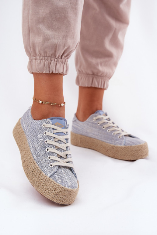 Vrijetijdsschoenen met platform Met Vlecht Lee Cooper LCIN-25-02-3283 blauIn Vrijetijdsschoenen met platform Met Vlecht Lee Cooper LCIN-25-02-3283 blauIn
