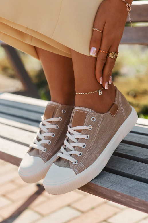 materiaal Vrijetijdsschoenen Big Star RR274795 beige materiaal Vrijetijdsschoenen Big Star RR274795 beige