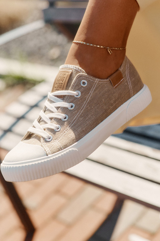 materiaal Vrijetijdsschoenen Big Star RR274795 beige materiaal Vrijetijdsschoenen Big Star RR274795 beige