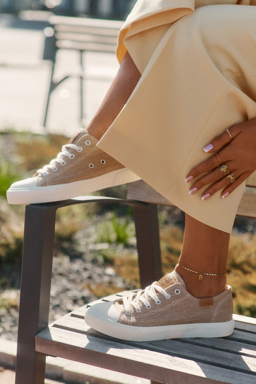 materiaal Vrijetijdsschoenen Big Star RR274795 beige materiaal Vrijetijdsschoenen Big Star RR274795 beige