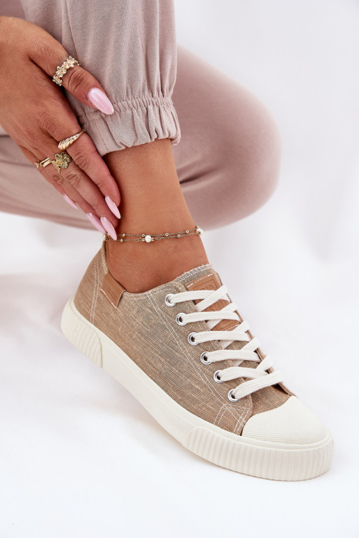 materiaal Vrijetijdsschoenen Big Star RR274795 beige materiaal Vrijetijdsschoenen Big Star RR274795 beige