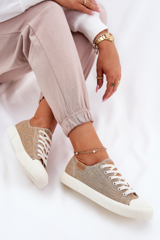 materiaal Vrijetijdsschoenen Big Star RR274795 beige materiaal Vrijetijdsschoenen Big Star RR274795 beige