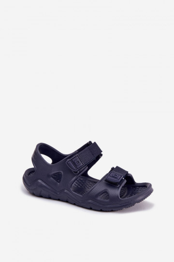 LichtgeInicht pantoffels sandalen Kinderen Big Star RR374512 donkerblauIn