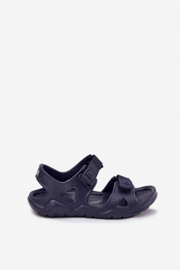 LichtgeInicht pantoffels sandalen Kinderen Big Star RR374512 donkerblauIn 2