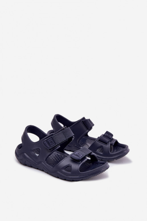 LichtgeInicht pantoffels sandalen Kinderen Big Star RR374512 donkerblauIn