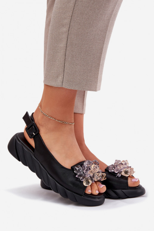 Dames sandalen Dames met glanzende gaten Artiker 54C1628 zInart