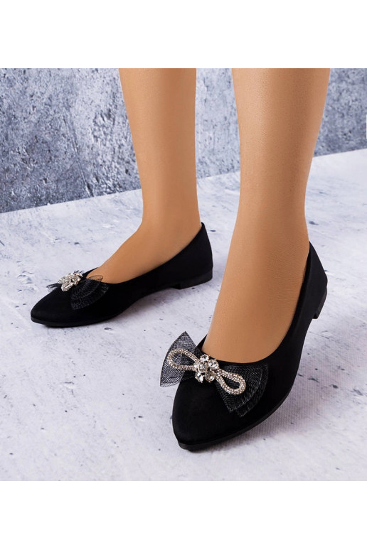 Zwarte schoenen met strik en...