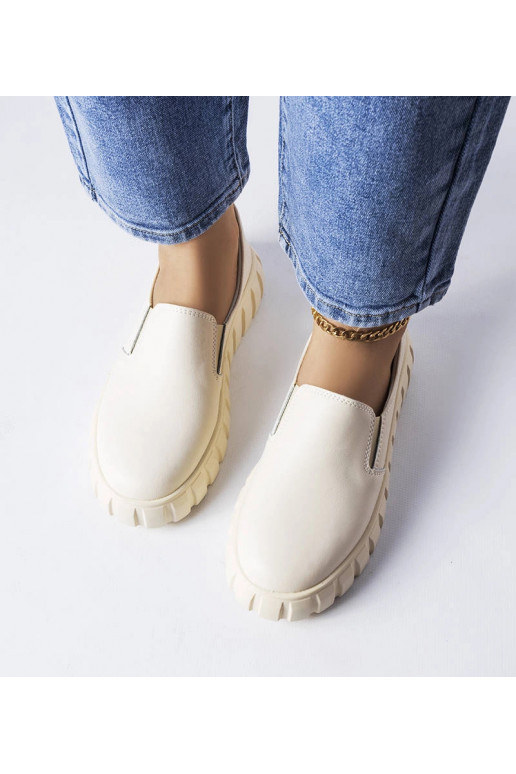 Zandkleurige instap laarzen, „Igreja"