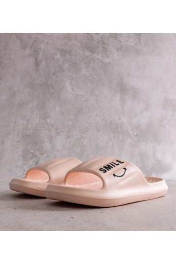 Roze schuim slippers, „Smile" 2