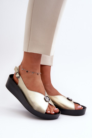 Roze dames slippers met gespen van schuim, "Luciene" 2