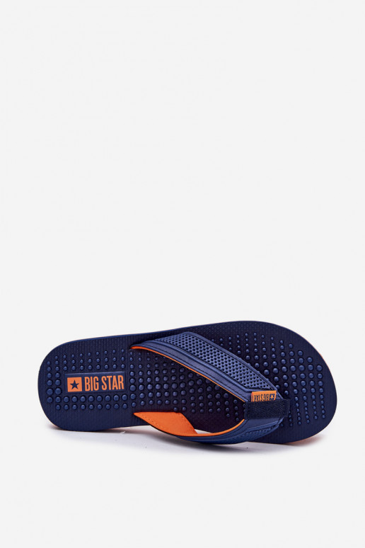 Het heeftnnen Slippers Slippers Big Star RR174437 donkerblauIn