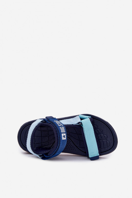 sandalen Kinderen met zelfklevende bevestigingsmiddelen Big Star RR374520 donkerblauIn