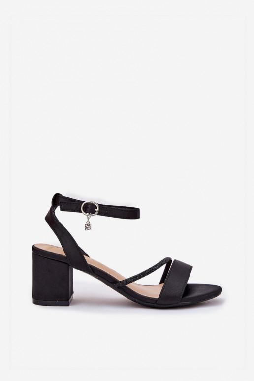 Damessandalen met hoge hakken met sprankelende gaten Vinceza 20268 zInart