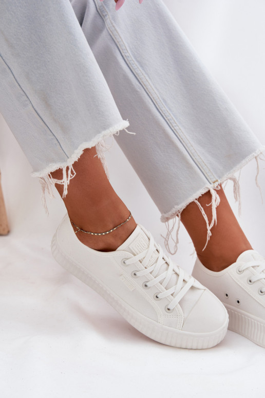 materiaal Vrijetijdsschoenen met platform Big Star RR274776 Initte kleur