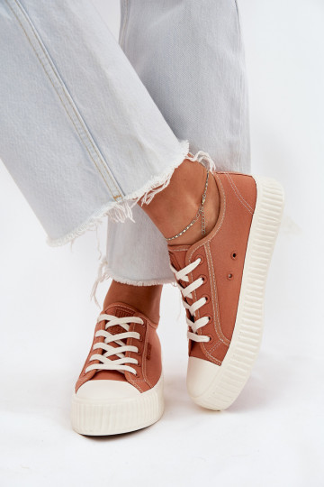 Oranje casual schoenen met platform, Big Star RR274778 2
