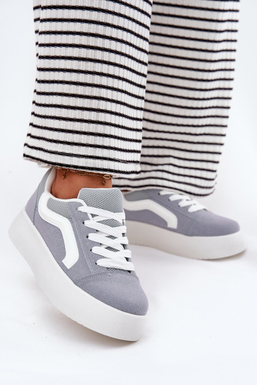 Sneakers model schoenen Dames met platform blauIn Tellnira