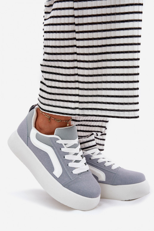 Sneakers model schoenen Dames met platform blauIn Tellnira