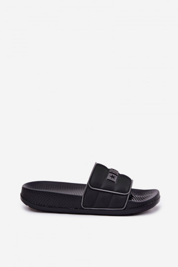Zwarte mannelijke slippers, Big Star RR174A043 2