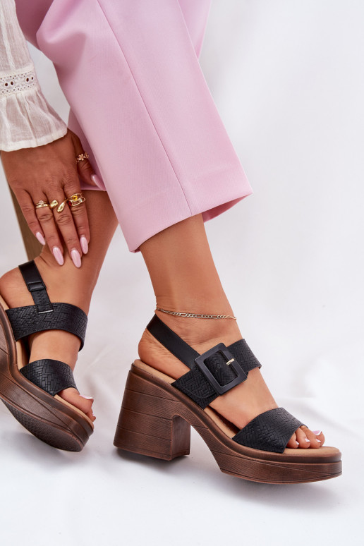 Dames sandalen Op enorme hakken en platform Vinceza 17387 zInart