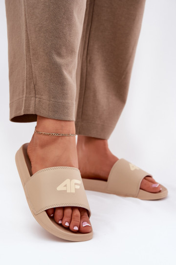 Damespantoffels 4F 4FRMM00FSLIF010-83S beige 2