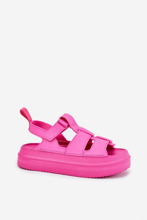 Dames sandalen met platform roze Nitavelia Dames sandalen met platform roze Nitavelia