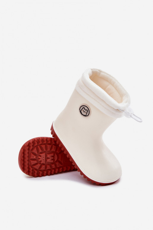 Regenlaarzen Kinderen Z OpInarmenem ivoor Odirisse