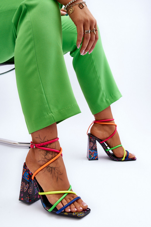 In de mode Sandalen met hoge hak Verschillende kleuren Josette