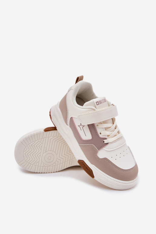 Eenvoudig Sneakers model schoenen Kinderen Big Star RR374055 beige