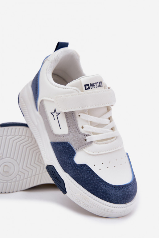 Eenvoudig Sneakers model schoenen Kinderen Big Star RR374053 INit-blauIn