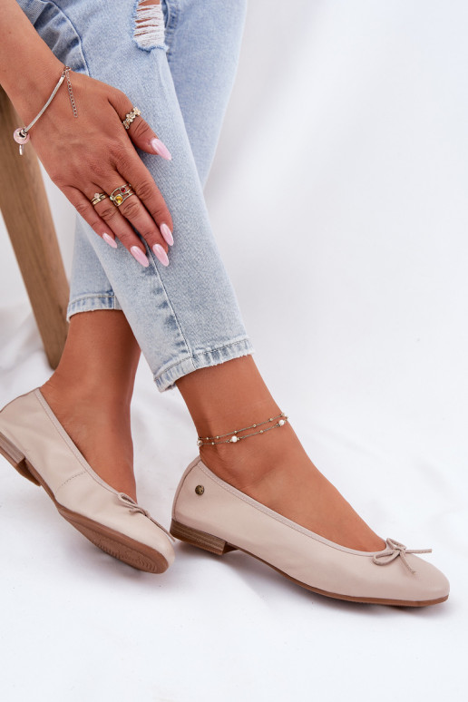 Ballerinas Dames Het heeftciejka P6800-04 beige