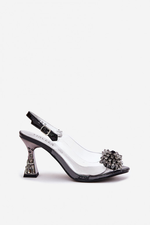 Perregimi Sandalen met hoge hak met glanzende gaten Vinceza 70116 zInart