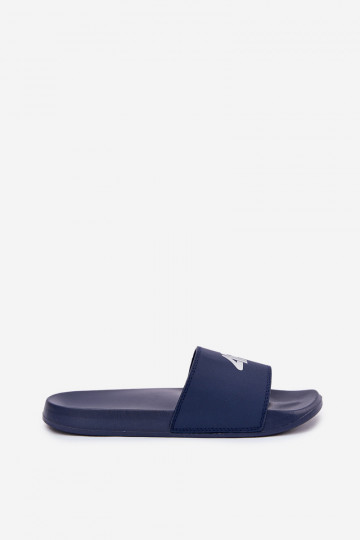 Donkerblauwe heren slippers, 4F 4FRMM00FSLIM011-30S 2